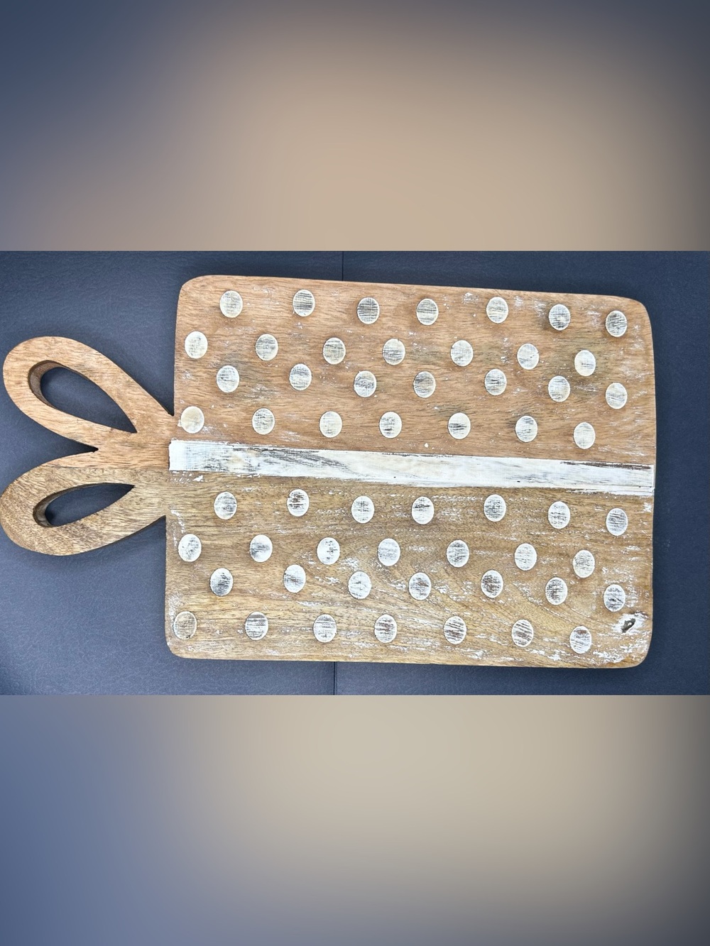 Creative Co-Op Natural Wood Serving Board - Light Brown